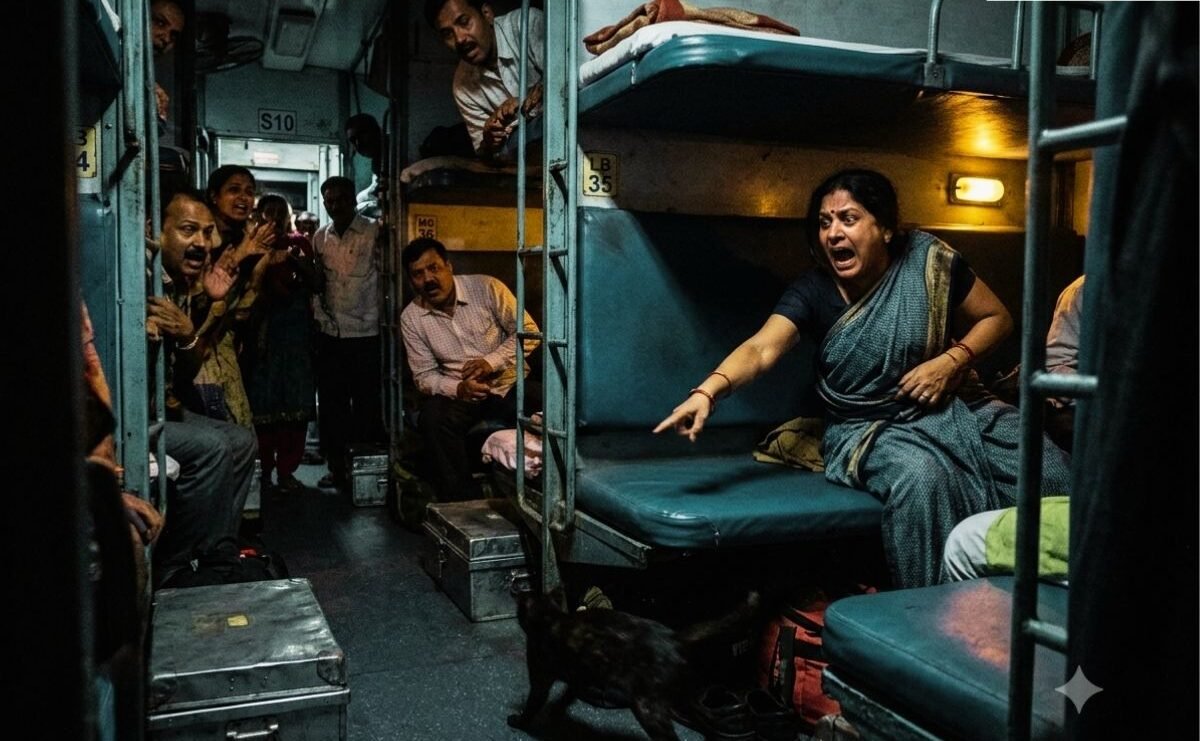 रात के अंधेरे में बर्थ के नीचे होने लगी हलचल, अचानक सामने आया ‘बिन बुलाया मेहमान’; यात्रियों की चीख से गूंज उठा पूरा कोच!​​​